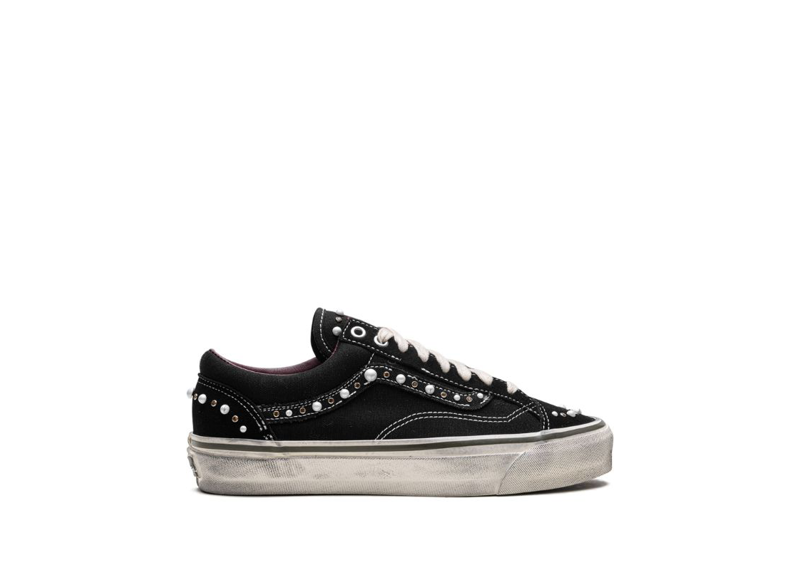 otw vans black rhinestone