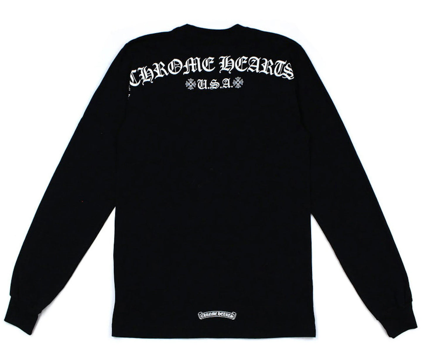 Chrome Hearts Script Letter Logo L/S T-shirt Black