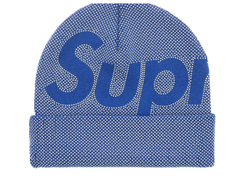 Supreme Studded Knockout Big Logo Beanie