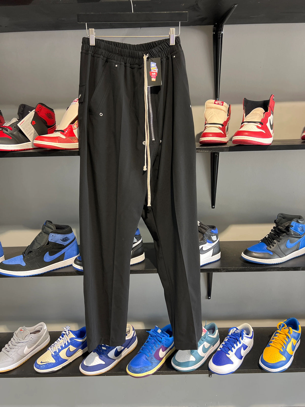 Rick Owens Black Poly Pants