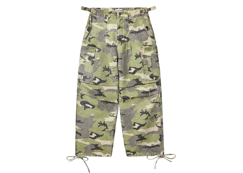 Vale Camo rhinestone cargo pants