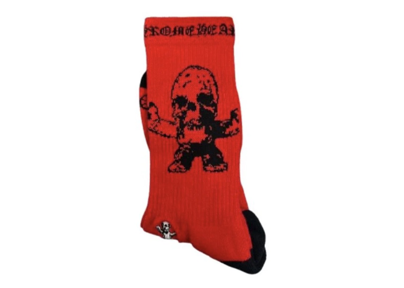 Chrome Hearts Foti Red/Black Socks