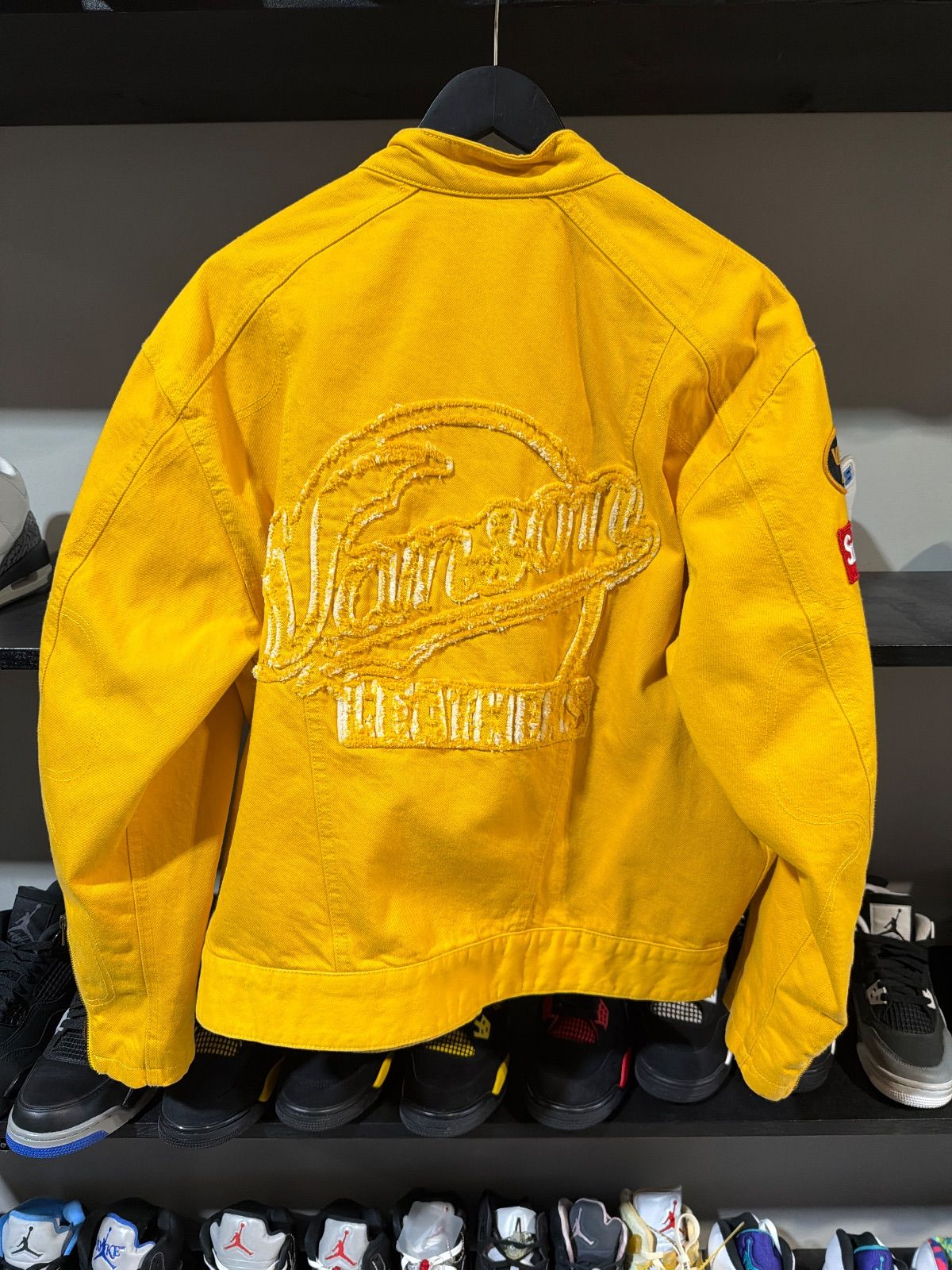 Supreme x Vanson Yellow Canvas Jacket