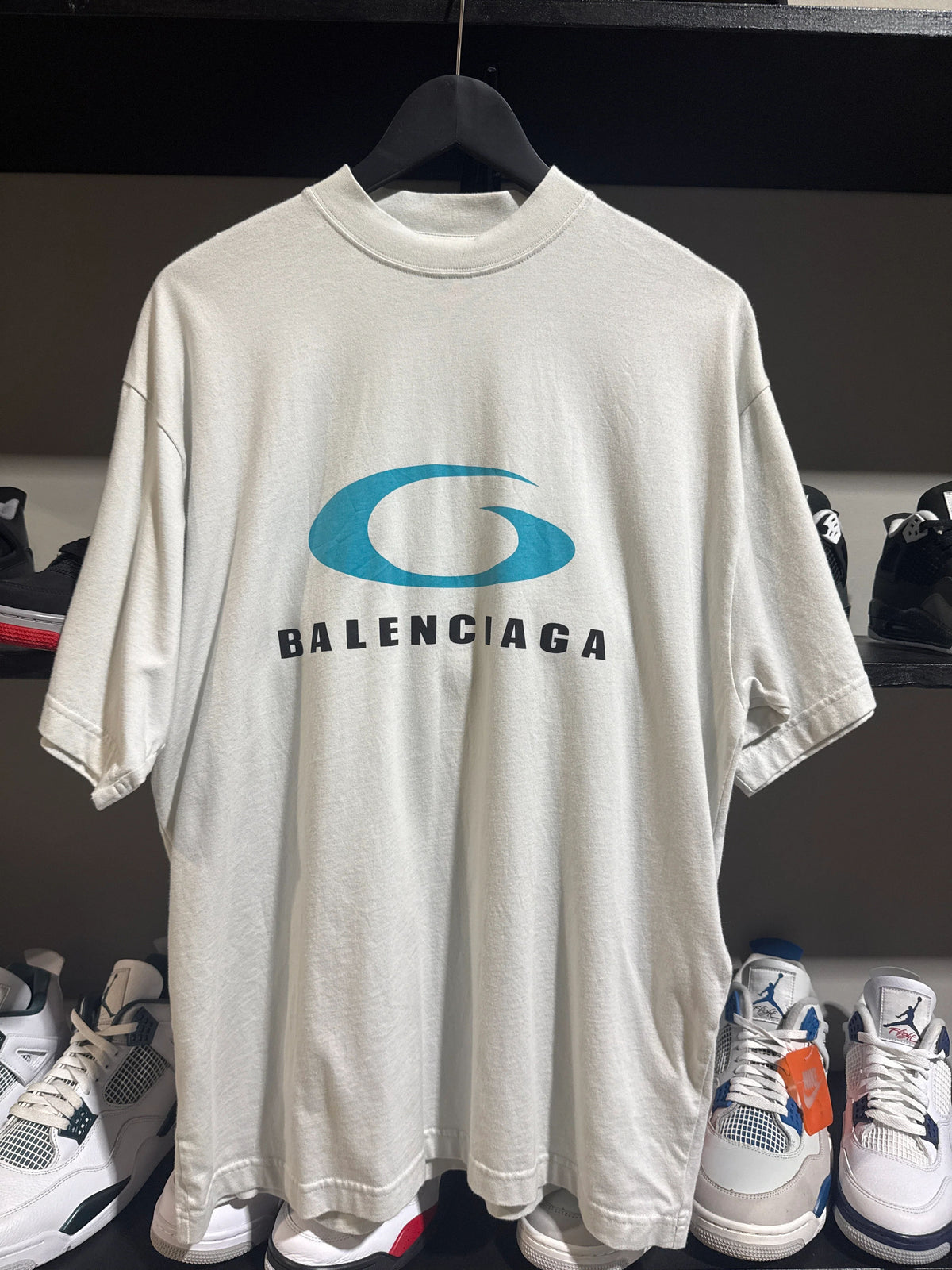 Balenciaga White Loop Tee