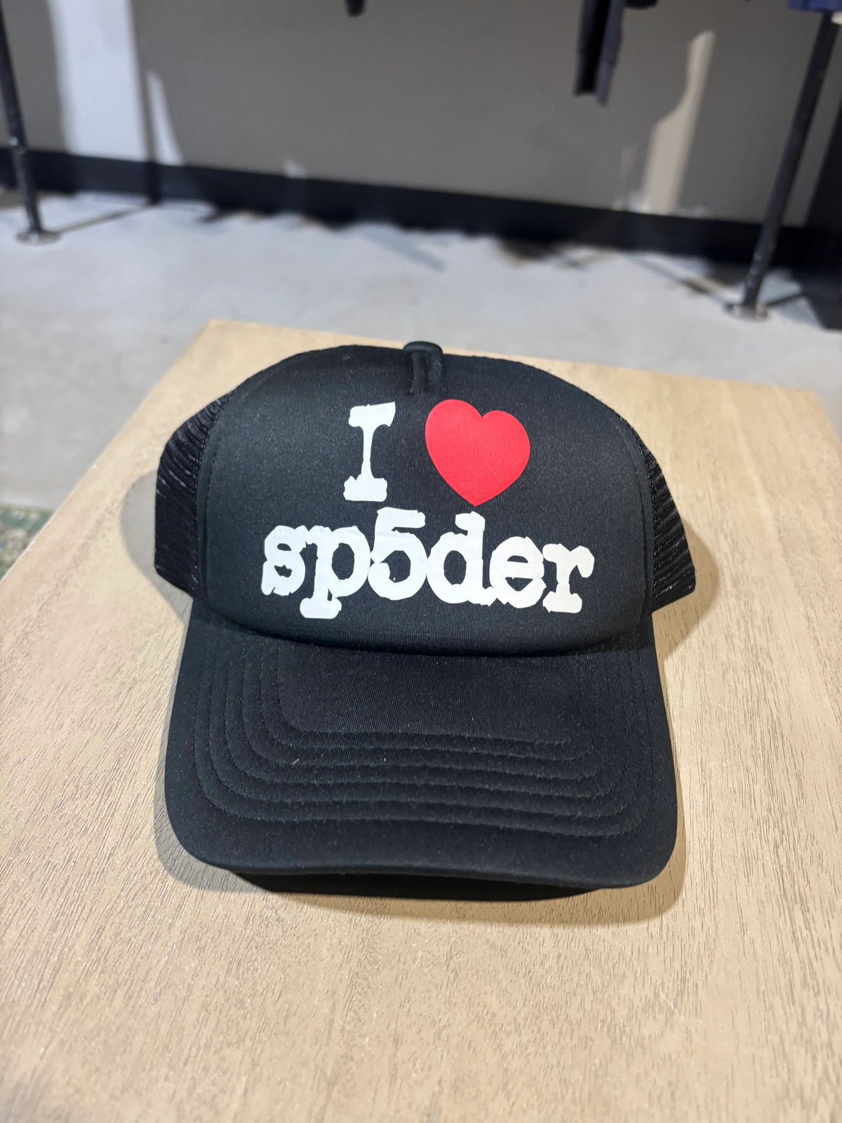 I Love Sp5der Cap Black/Red