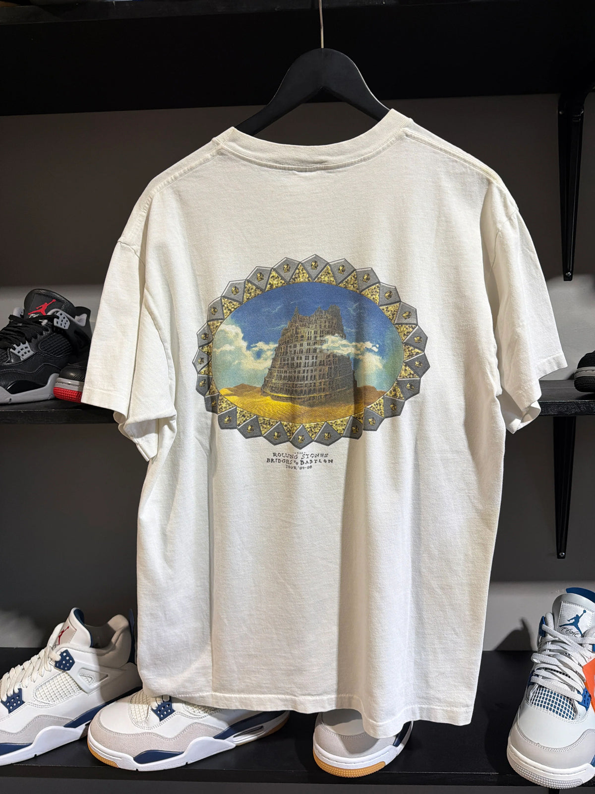 Vintage Rolling Stones Babylon Tour Tee Sz L - Pre-Owned