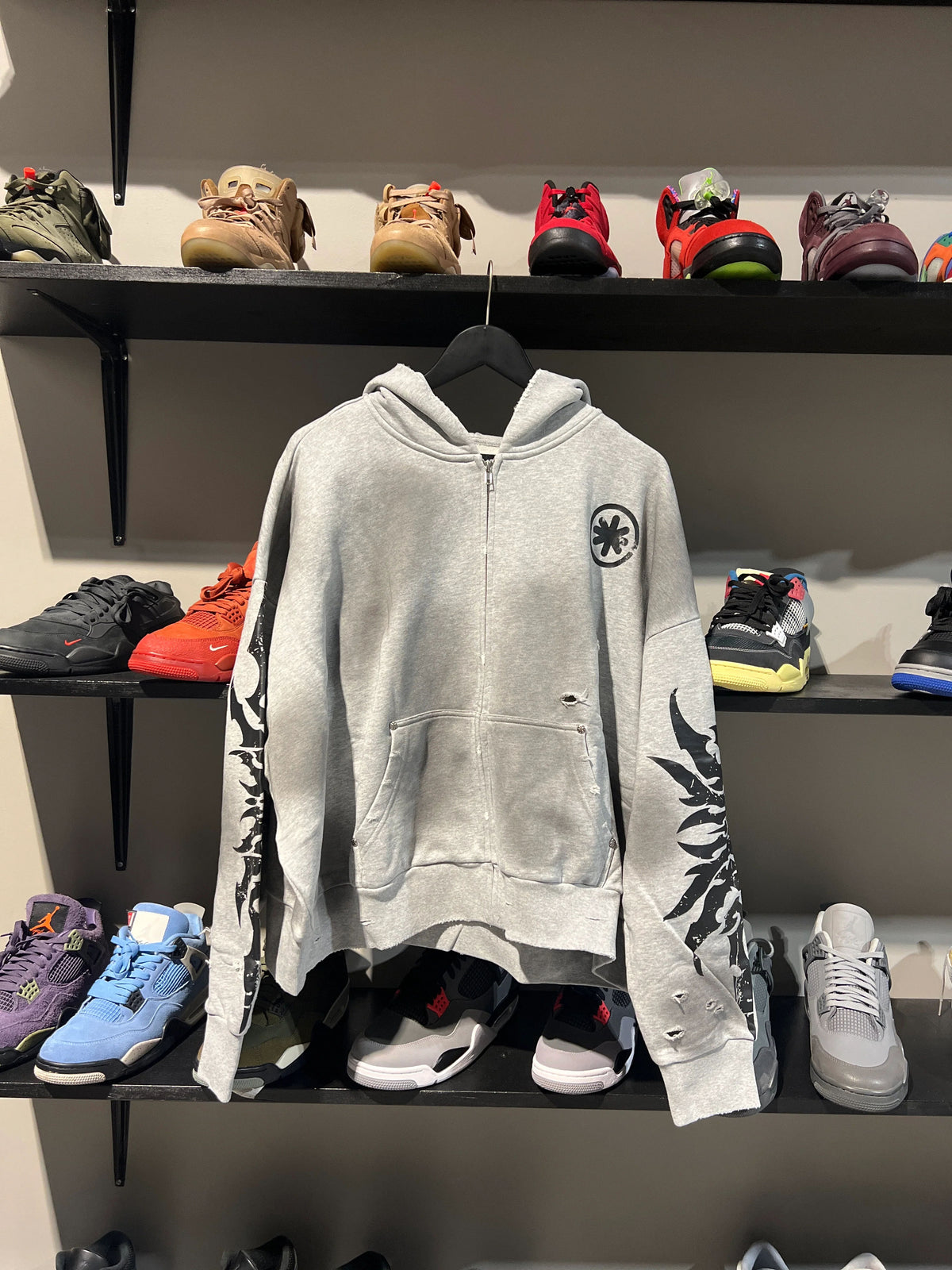 Lost Shdws Dirty Zipup Grey