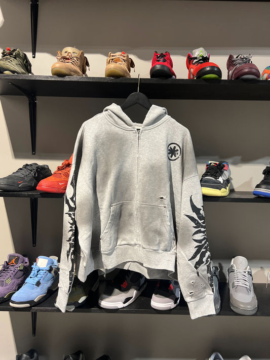 Lost Shdws Dirty Zipup Grey