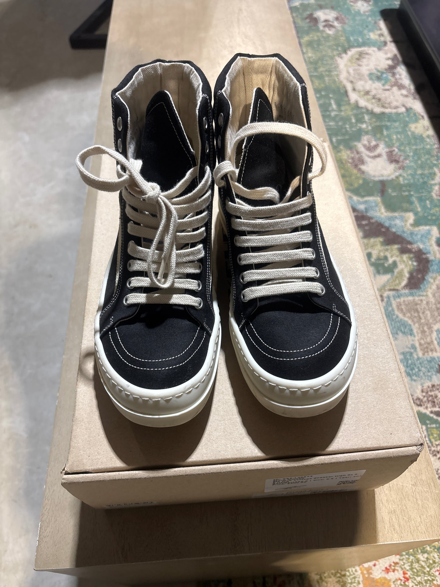 Blk Rick Vintage Sneaker High Sz 5.5 Used