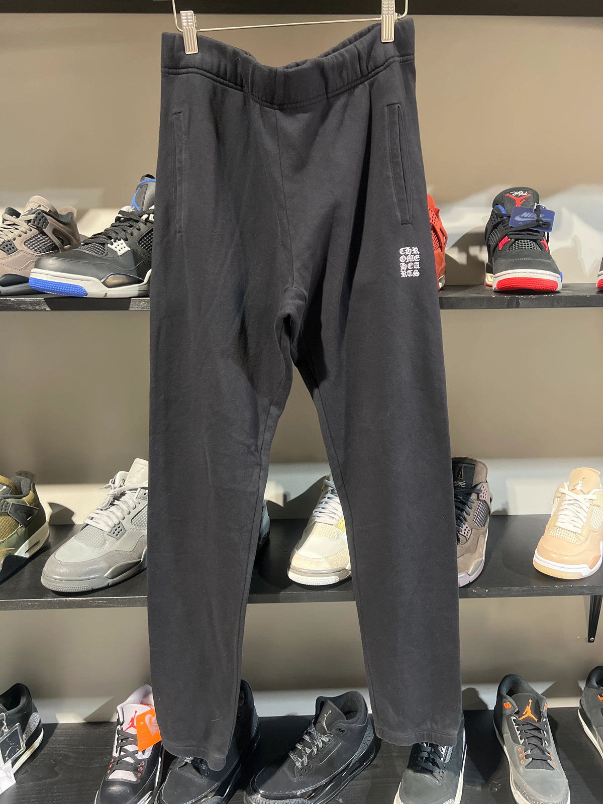 Chrome Hearts Y Not Sweatpants Black White - Pre-Owned
