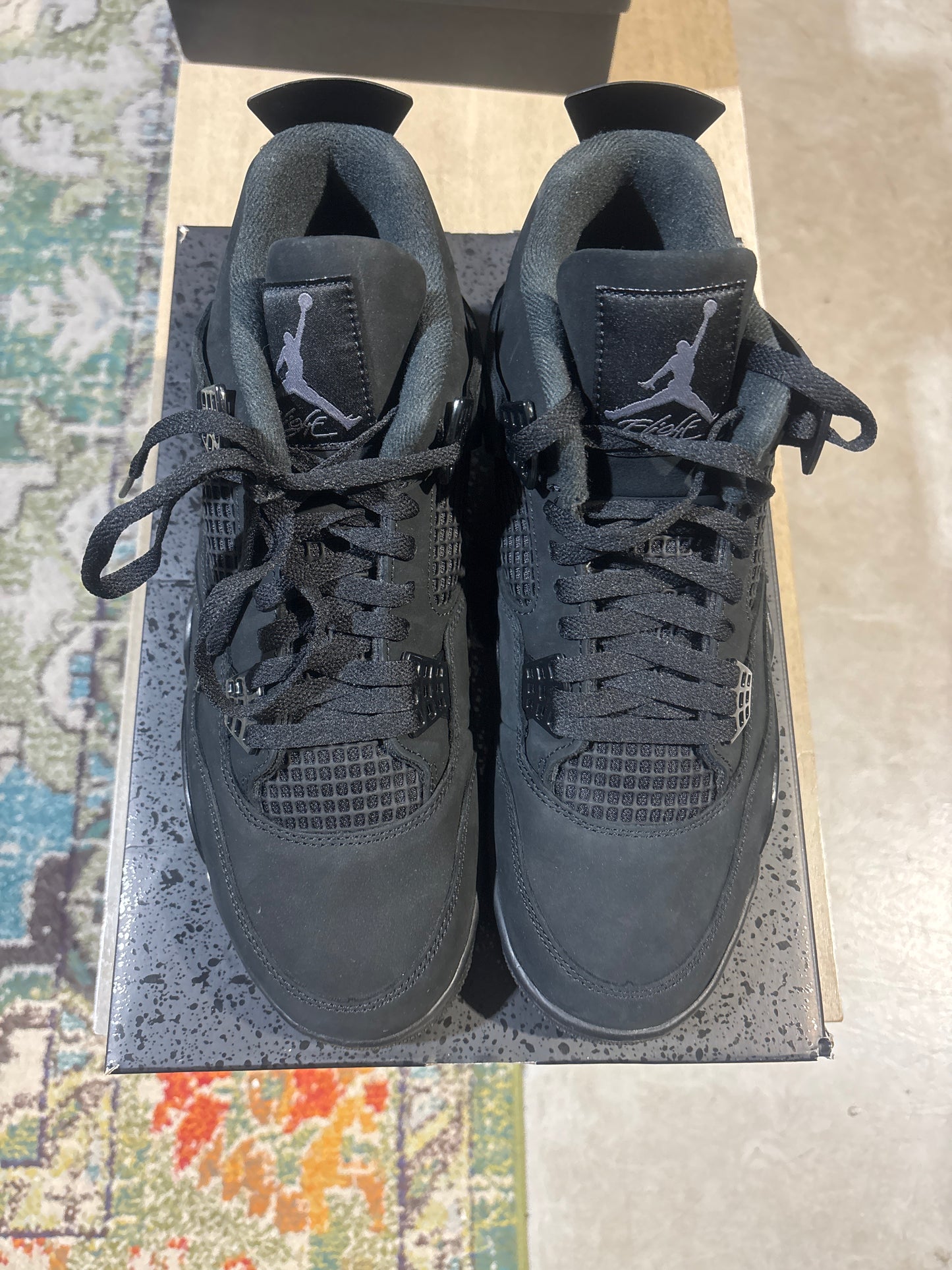 Jordan 4 Black Cat Used Sz 12 (2)