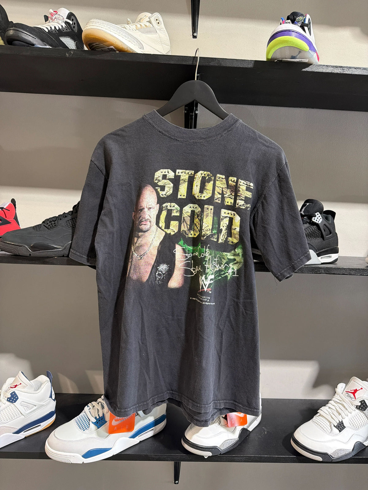 Vintage Stone Cold 3:16 Tee Camo Font - Pre-Owned