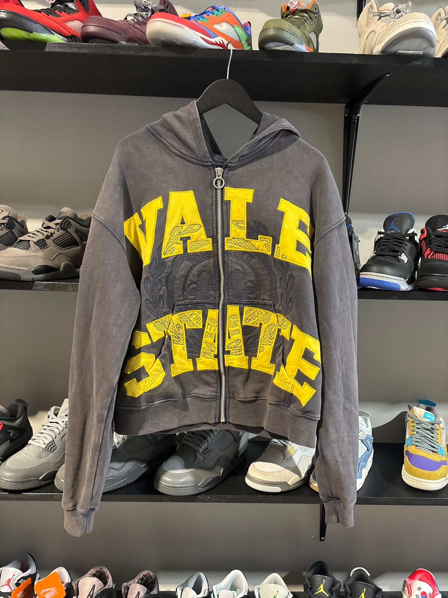 VALE NAVY AND YELLOW STATE ZIPUP