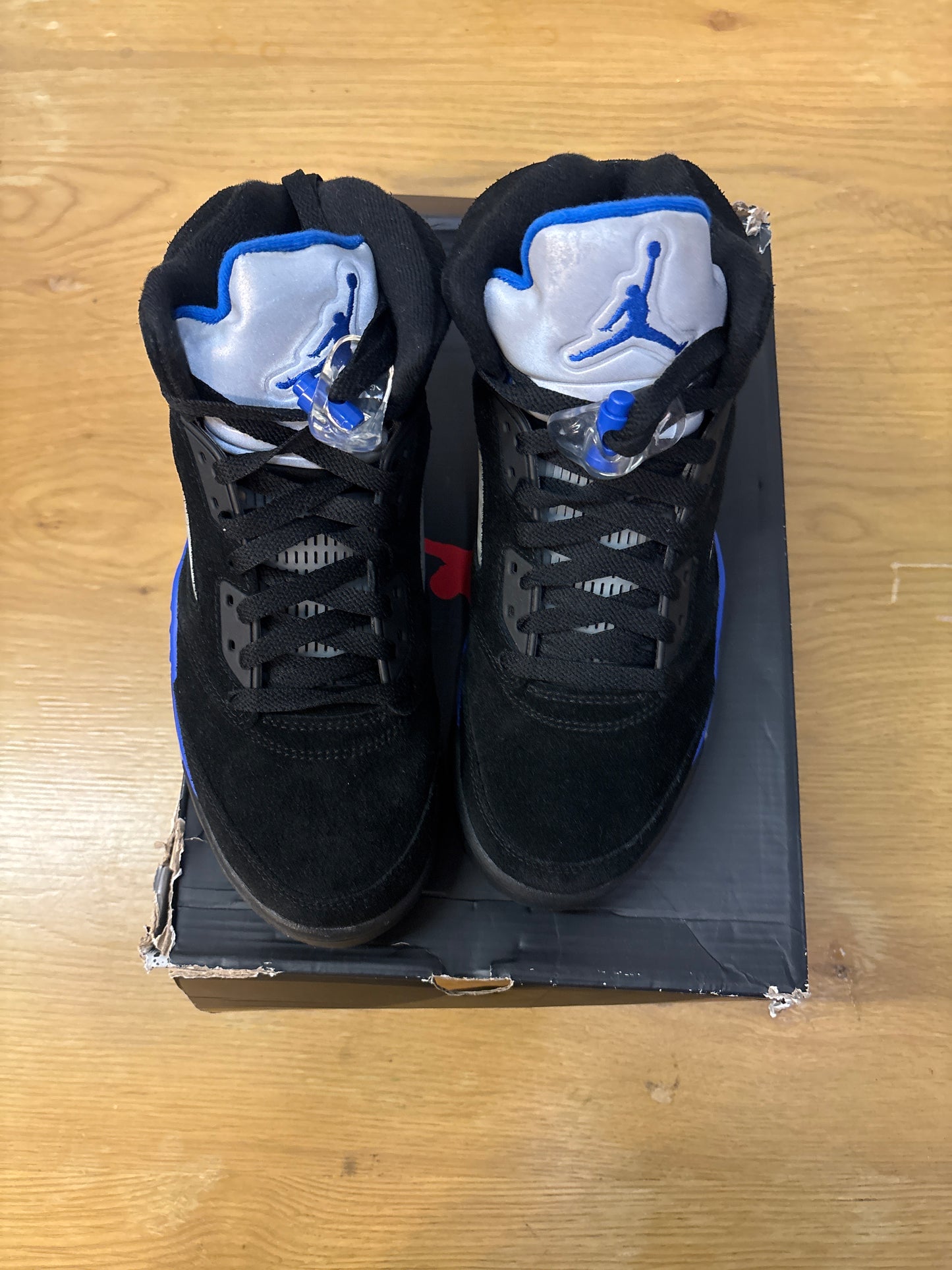 AIR JORDAN 5 RETRO RACER BLUE Used Sz 8.5