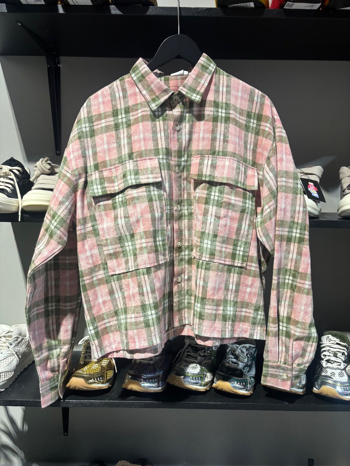 Saint Vanity Pink/Green Flannel