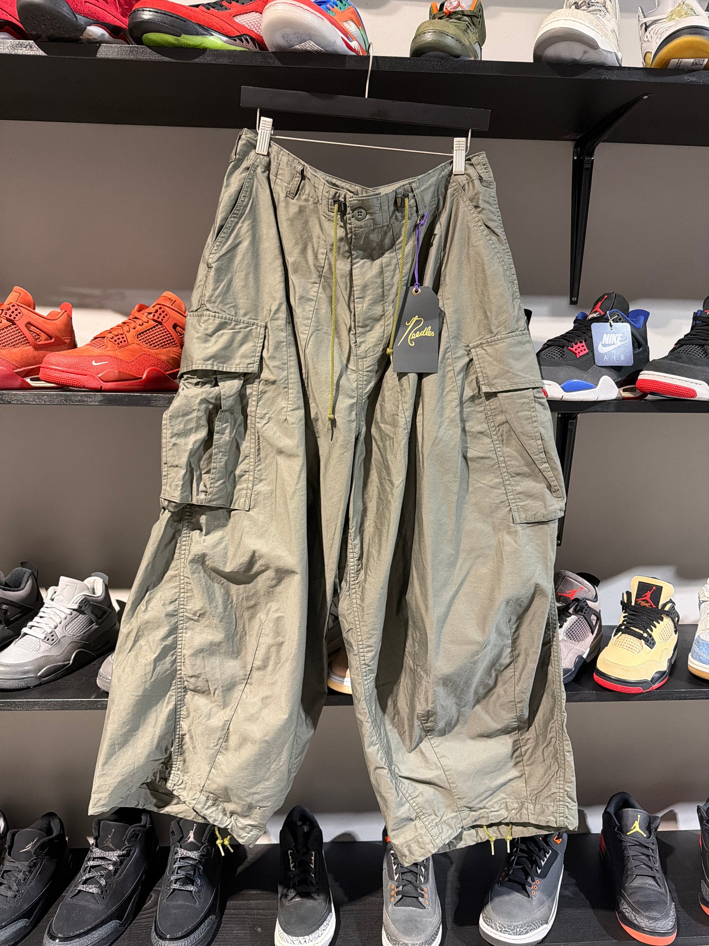 Needles Olive Baggy Army Cargos