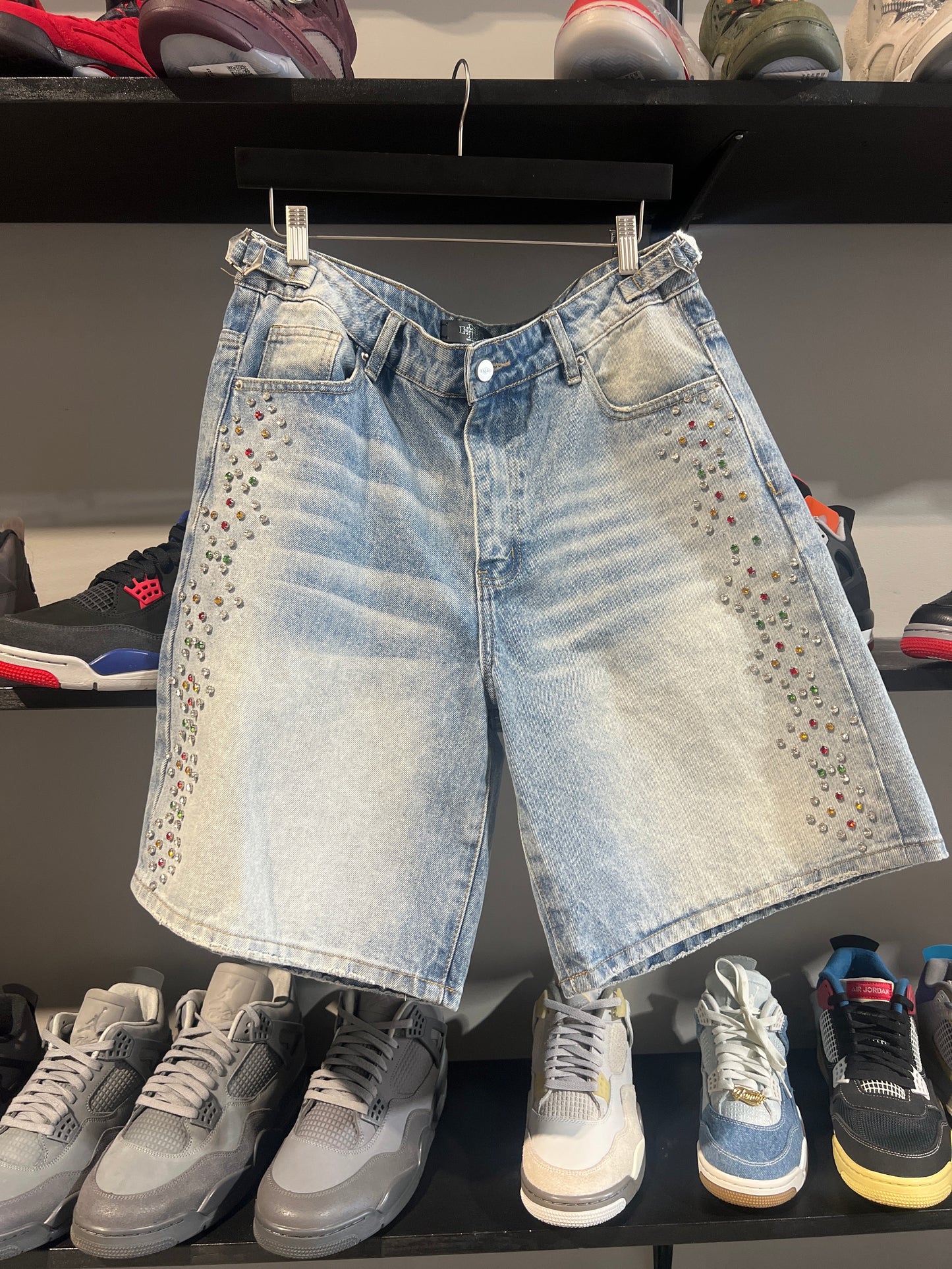 HMDD Jewel Shorts Light wash used sz M