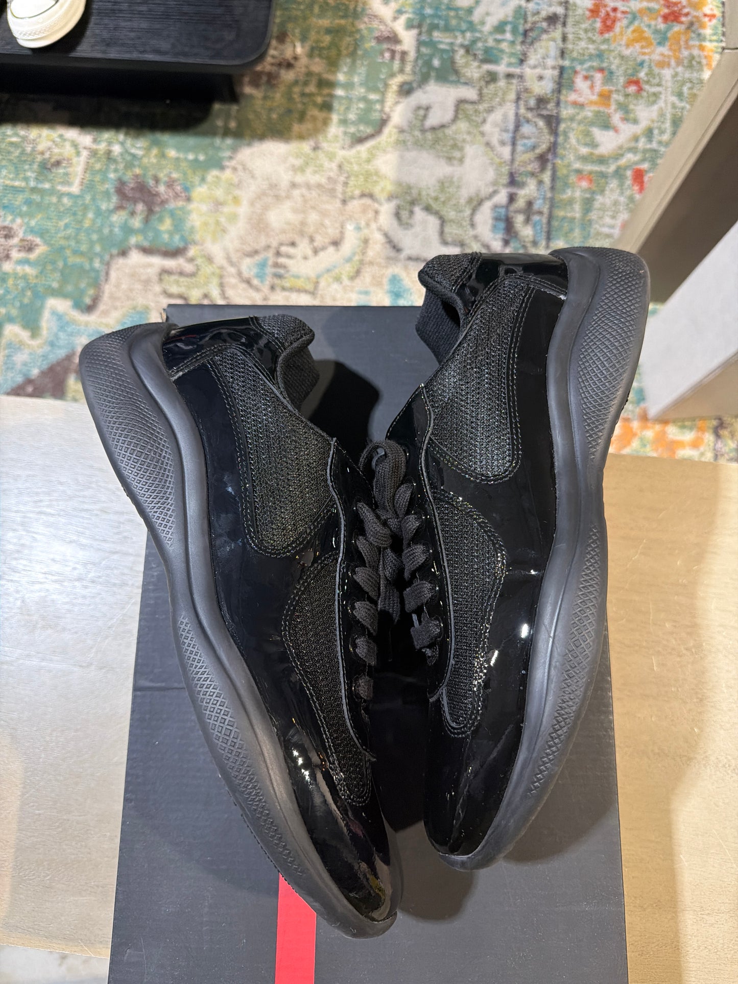 Prada Cup Black/Black Used Sz 8.5