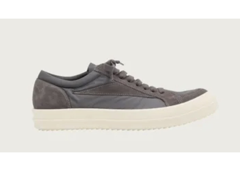 Rick Owens Vintage Sneaker Grey Satin/Suede
