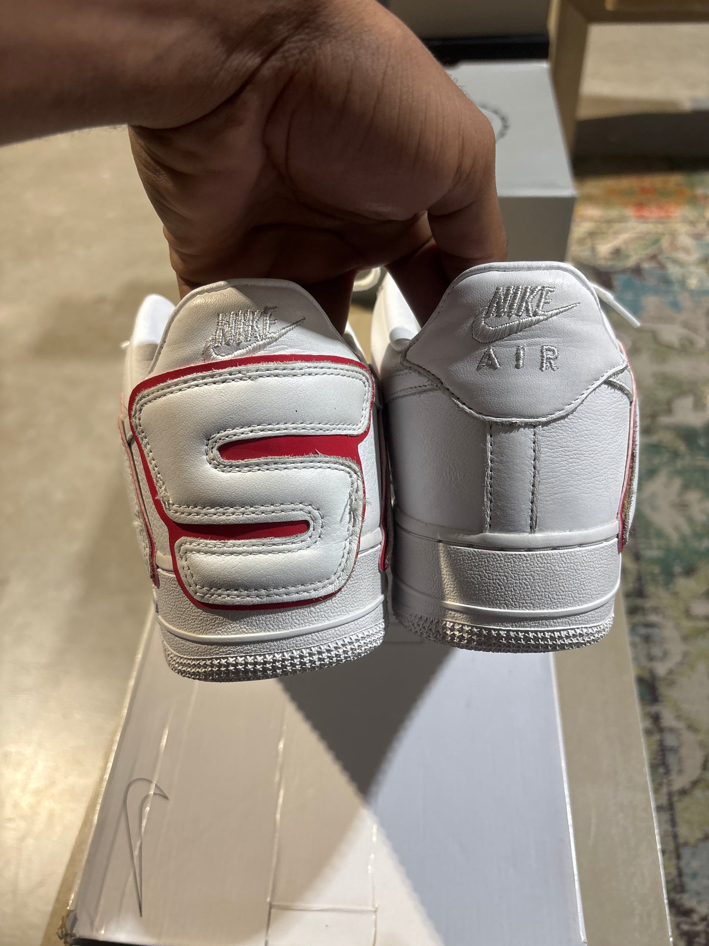 Nike AF1 CPFM Red/White Used Sz 12