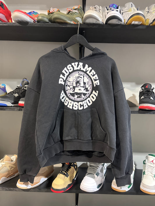 Plus One School Hoodie Black