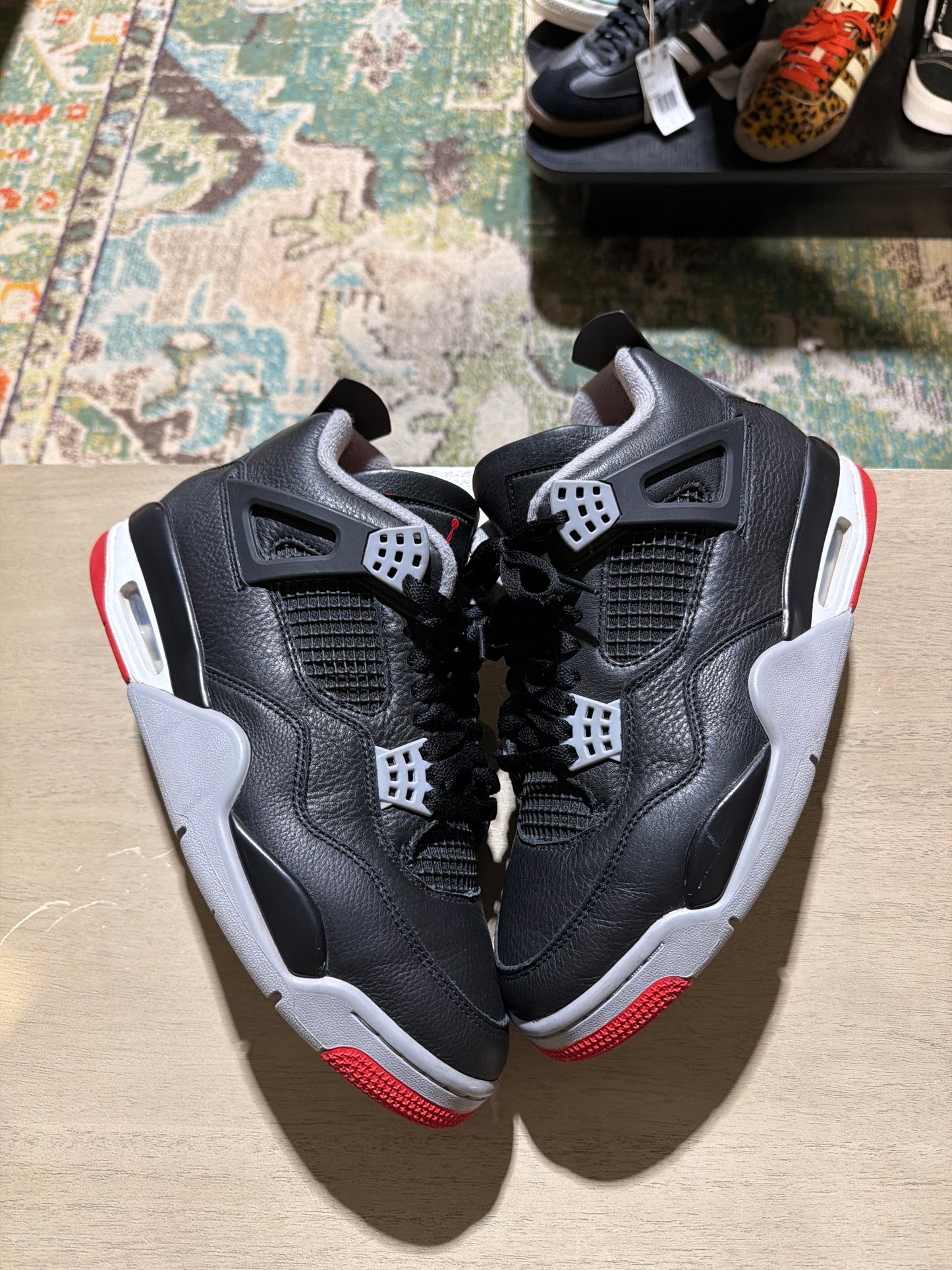 Jordan 4 Bred Reimagined Used Sz 9 NB