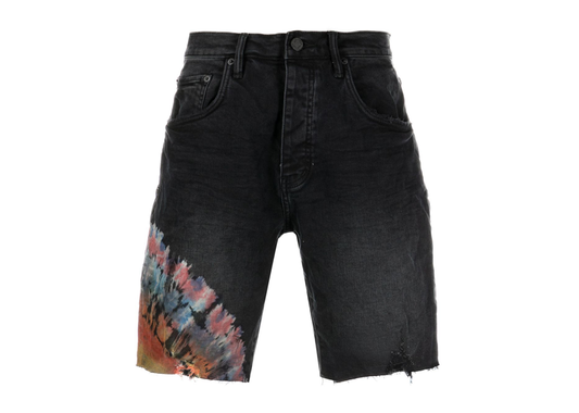 Purple splash shorts
