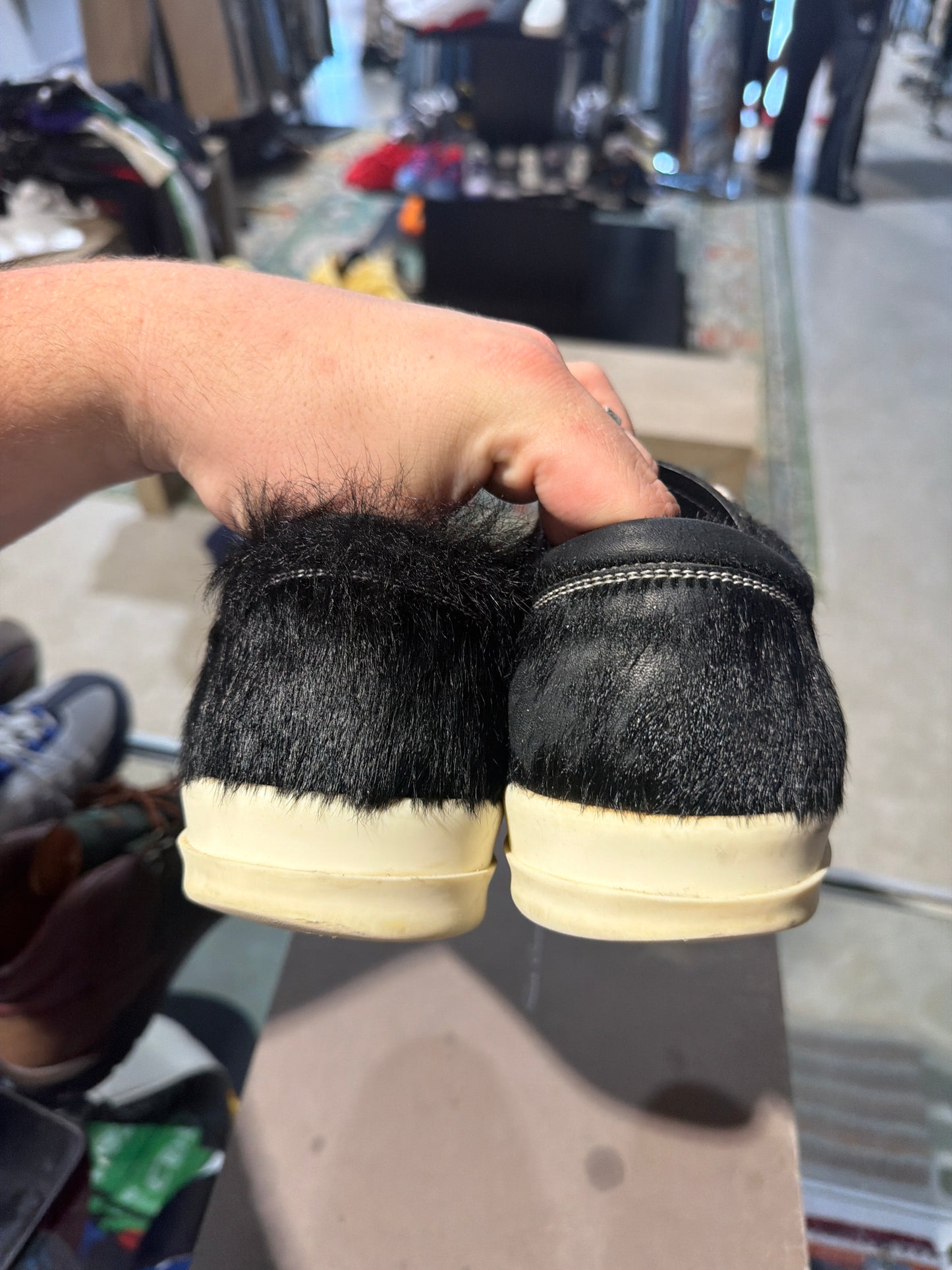 Rick Owens Vintage Sneaker Fur Sz 10