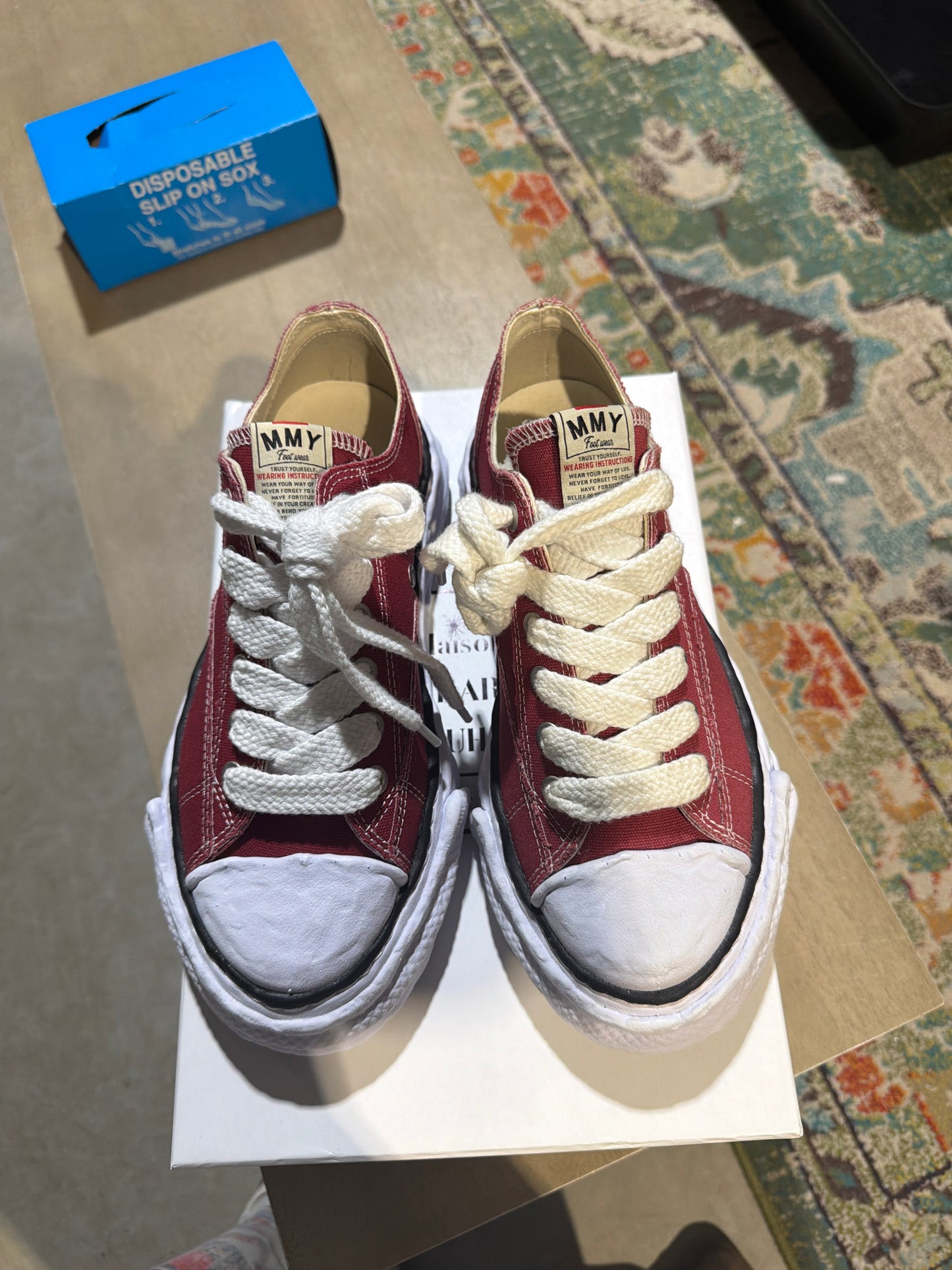 MAISON MIHARA PETERSON 23 BORDEAUX USED SZ 9
