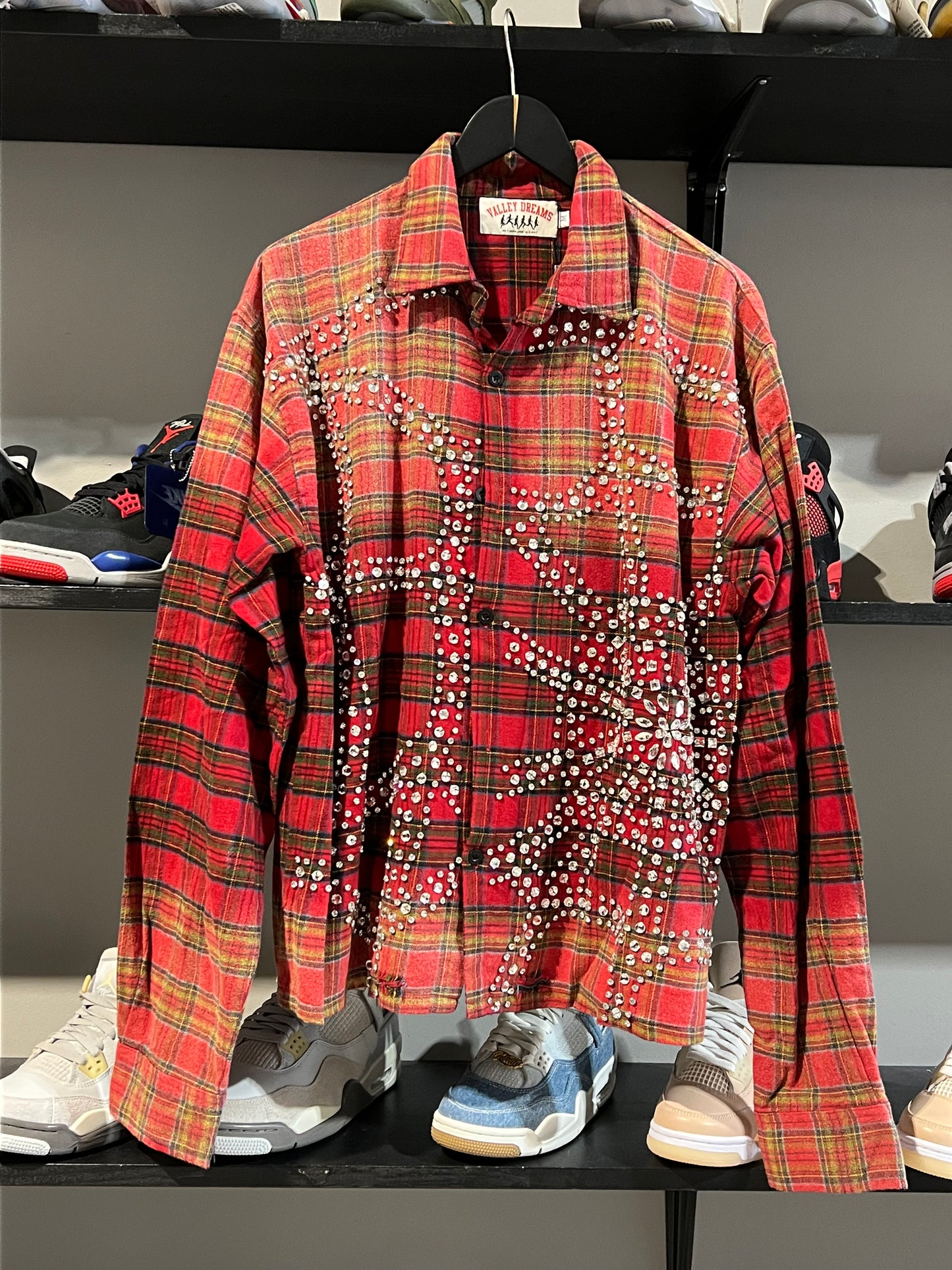 Vale red haze flannel