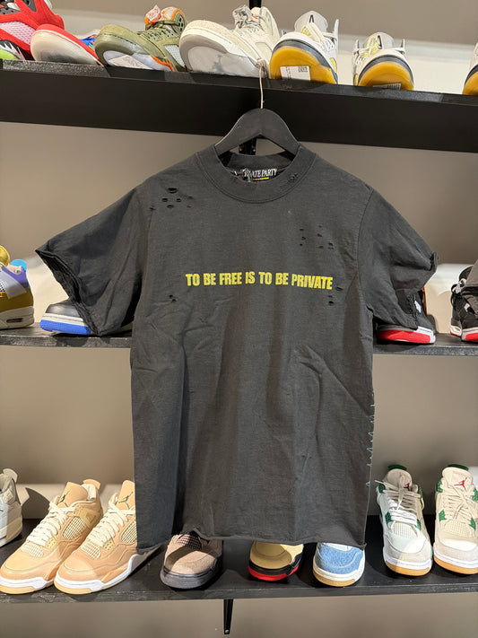 PRIVATE PARTY GARBAGE JUICE TEE BLACK