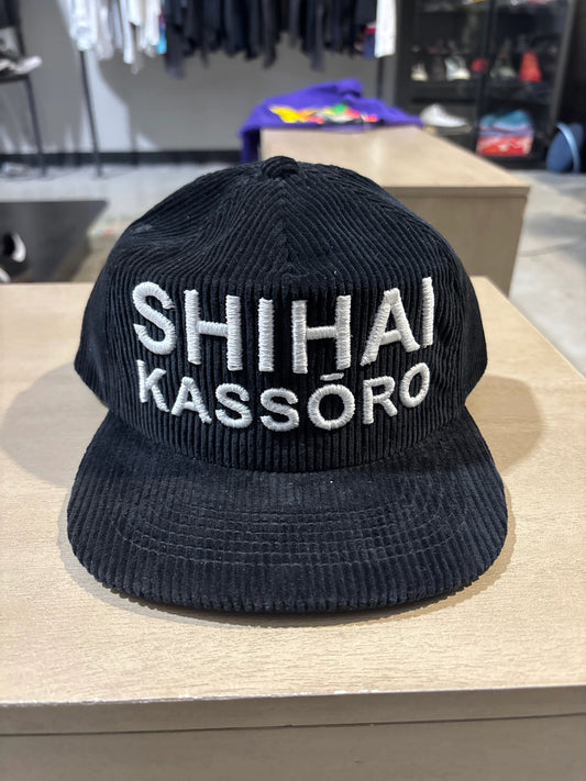 Shihai Kassoro Black Corduroy Hat