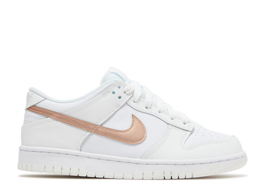 Dunk Low GS White Metallic Red Bronze