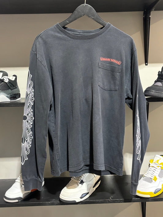 Chrome Hearts Matty Boy Black Chopper LS Sz L