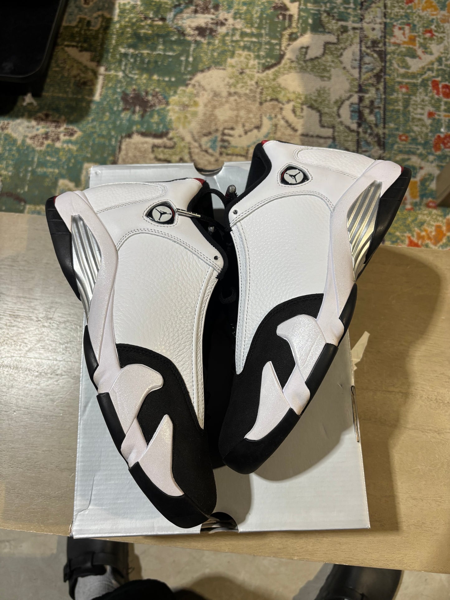 Jordan 14 Black Toe Used Sz 10.5