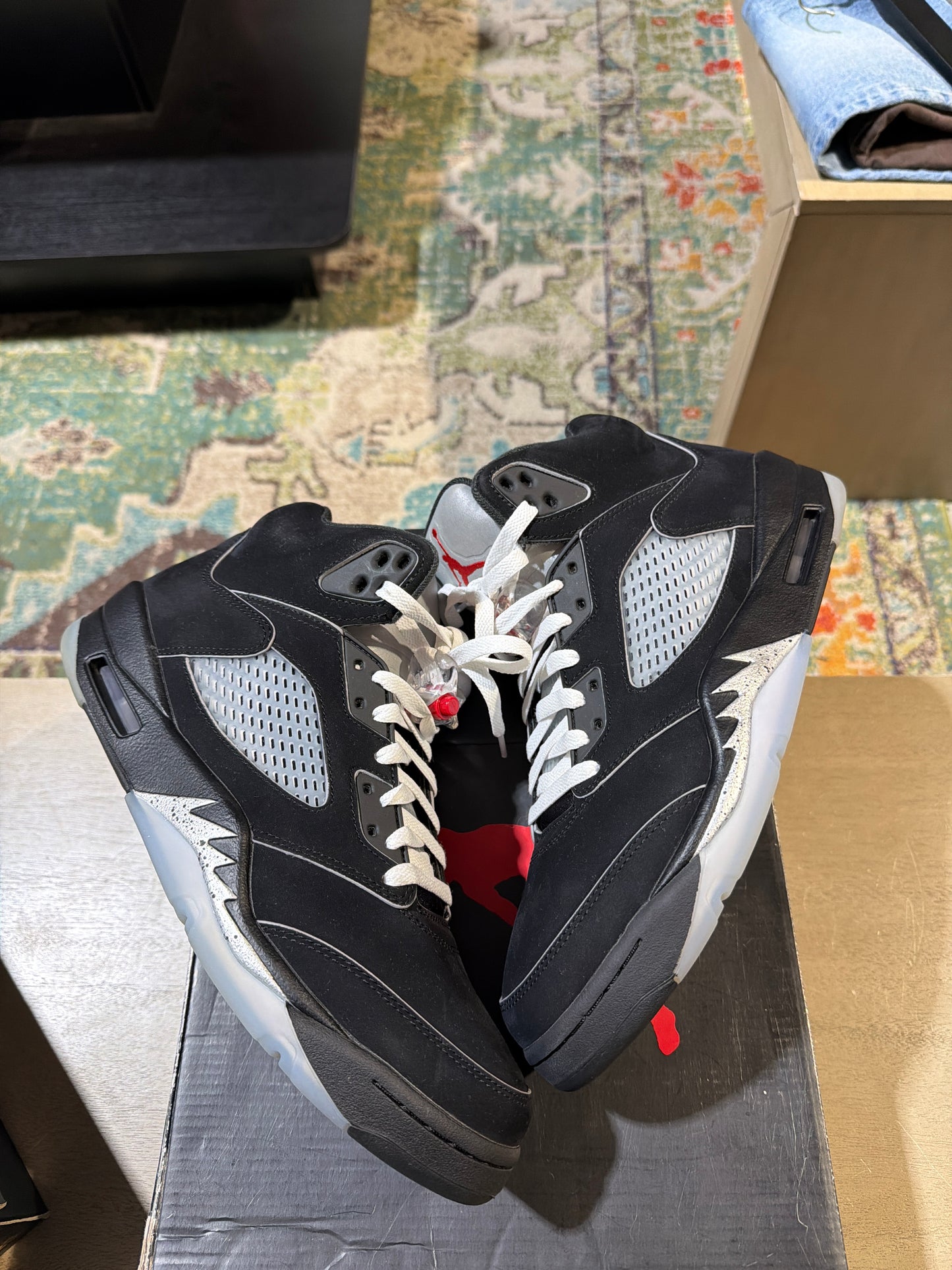 Jordan 5 Metallic Used Sz 10.5 (1)