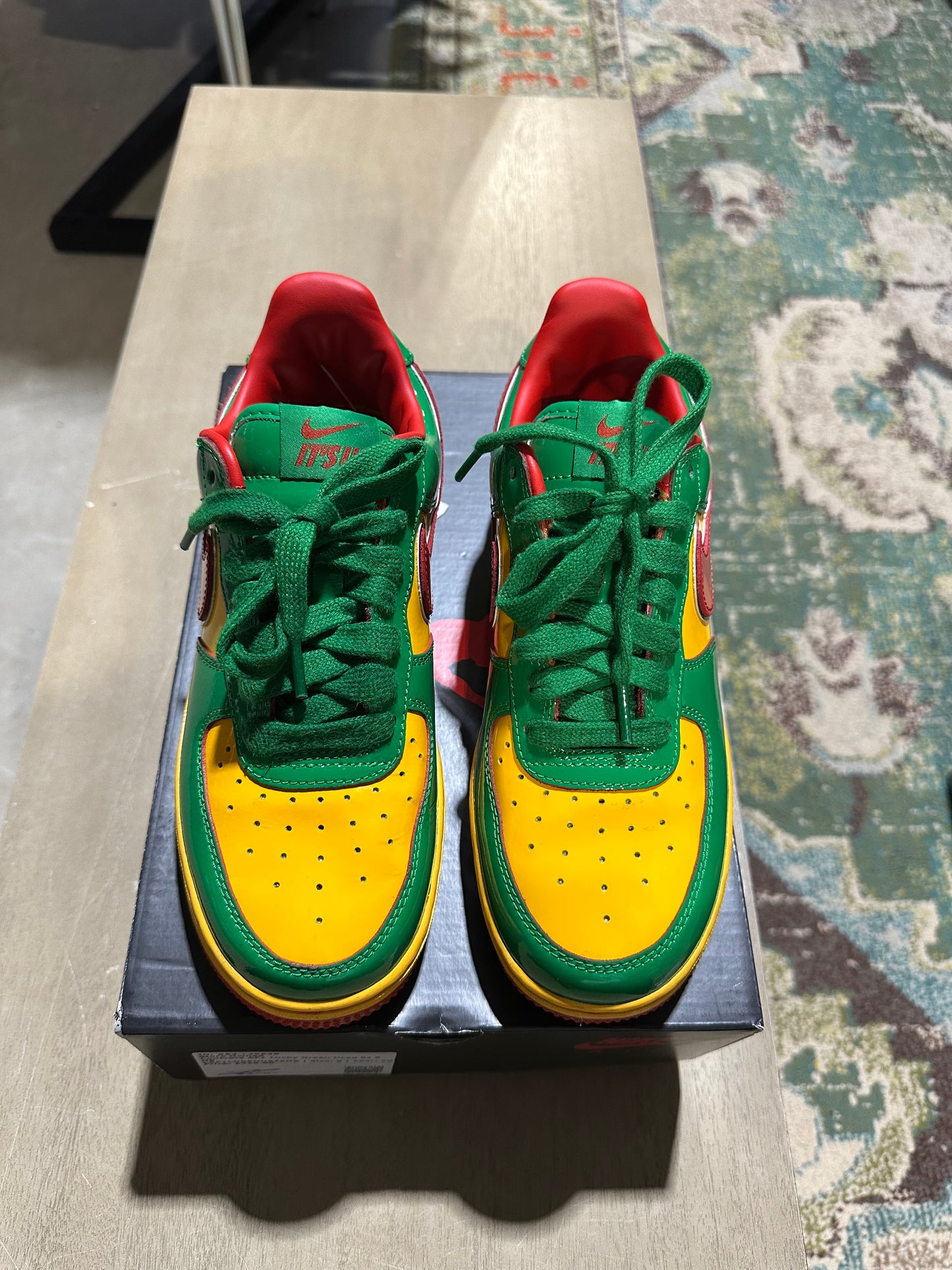 Concrete AF1 Lucky Green Used Sz 6 NB
