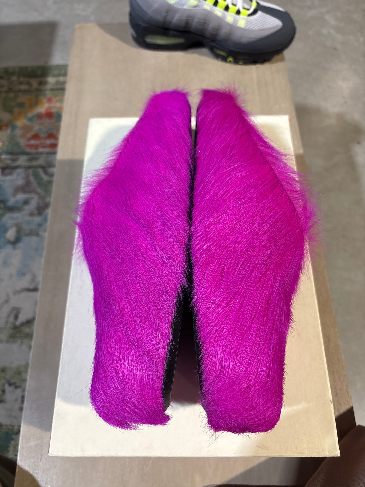 Marni slide fuchsia used sz 10
