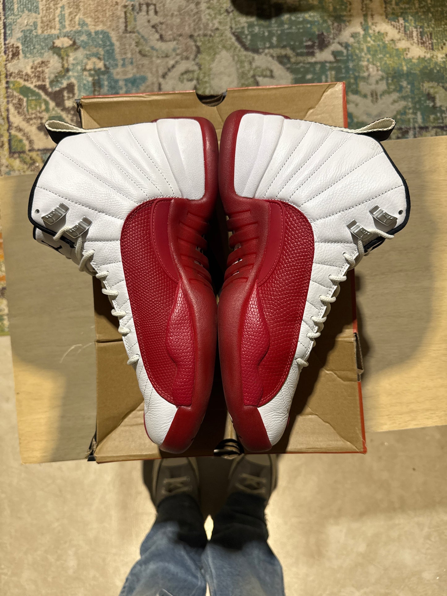 Jordan 12 Cherry Used Sz 10