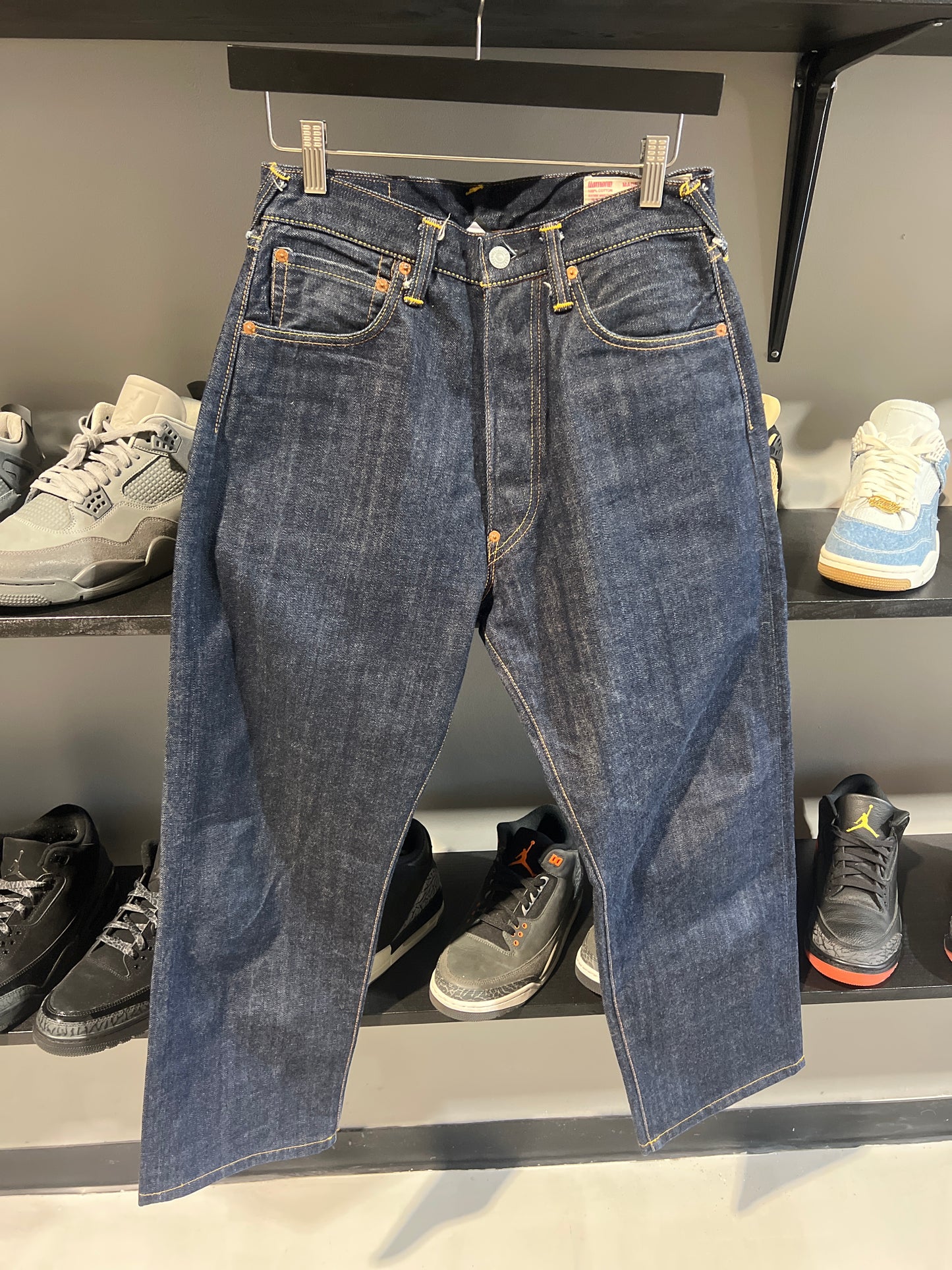 Evisu Indigo/Yellow Denim Sz 28