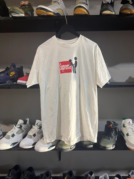 Supreme Stick White Tee - Pre-Owned