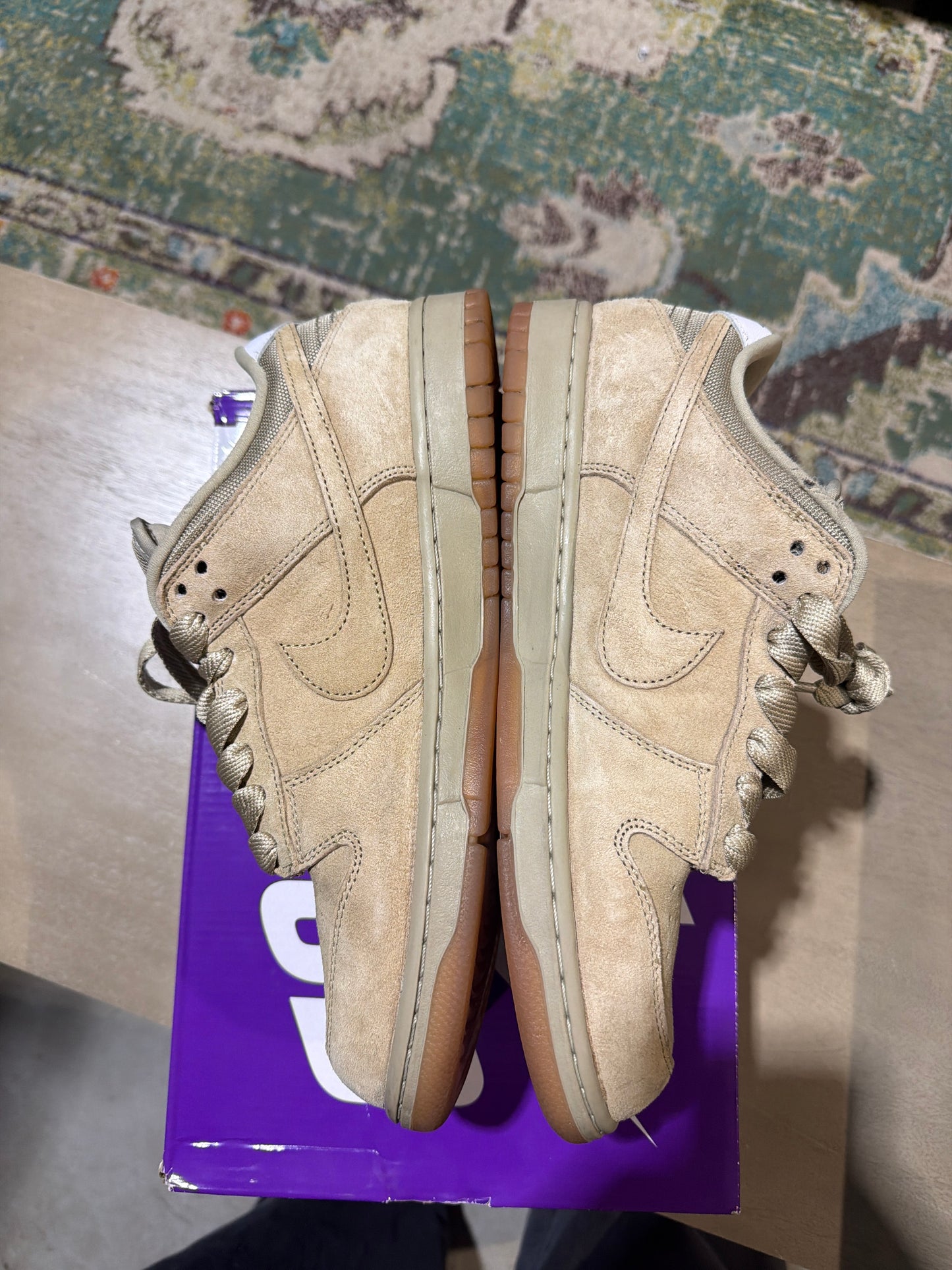 nike SB Dunk Used sz 10.5 parachute beige