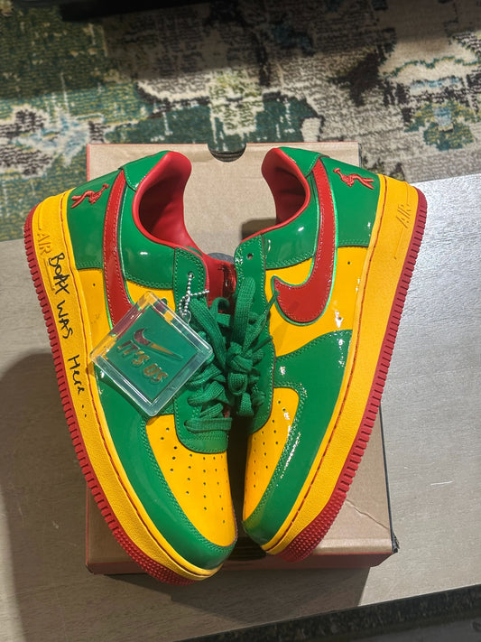 SIGNED LIL YACHTY X AIR FORCE 1 LOW 'CONCRETE BOYS - LUCKY GREEN'