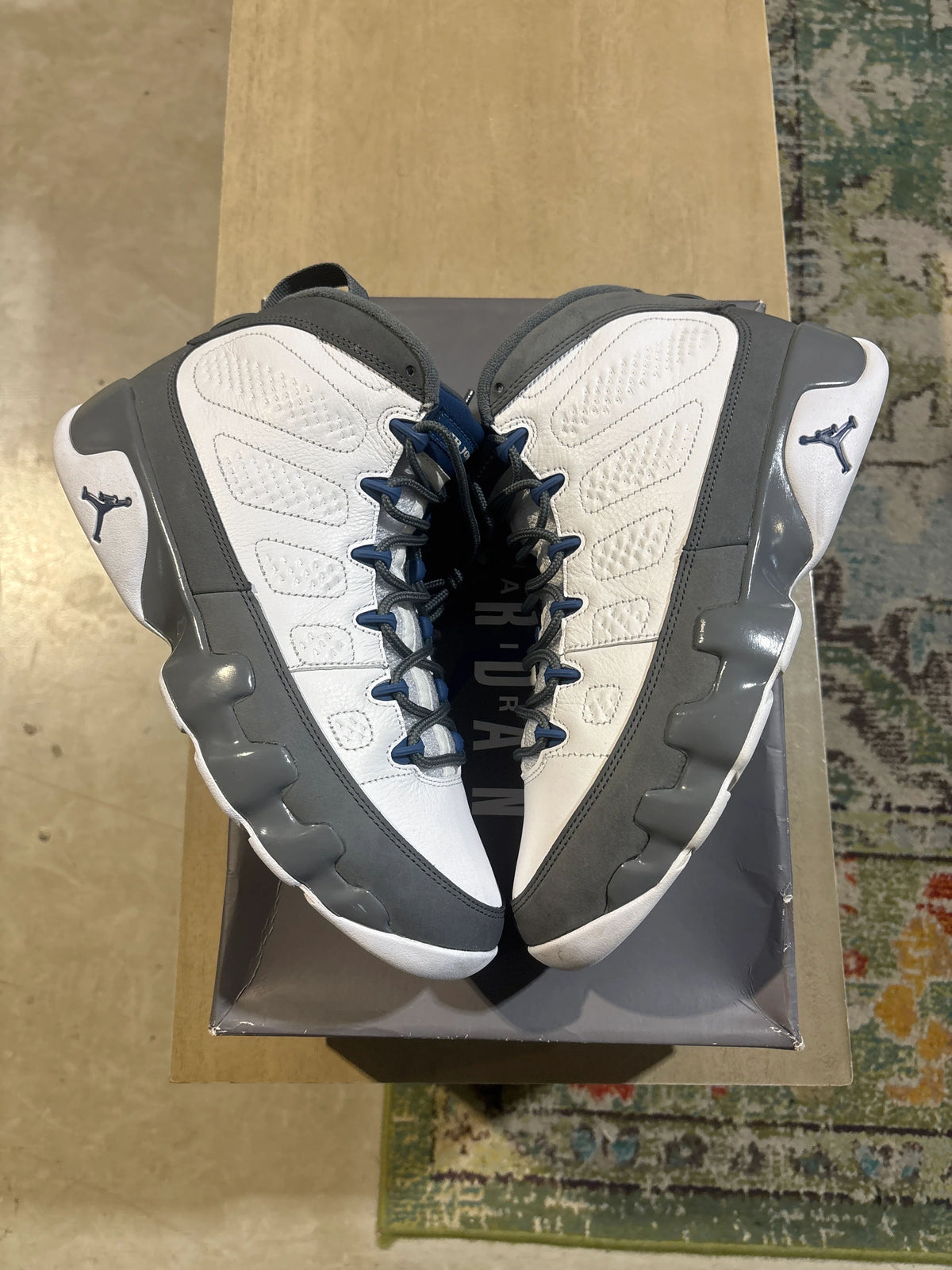 Jordan 9 Retro Flint Grey French Blue (2026) - Pre-Owned