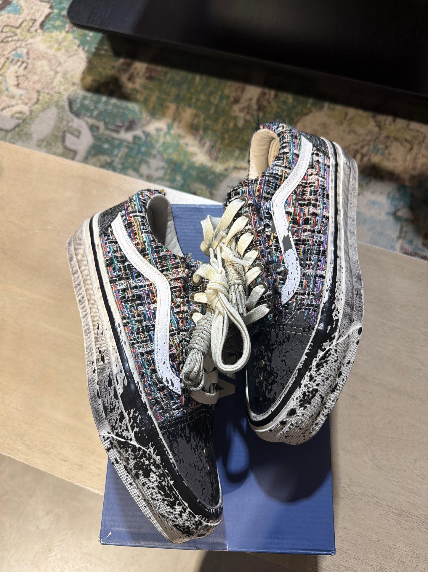 Vans Charm Old Skool Black Used Sz 7