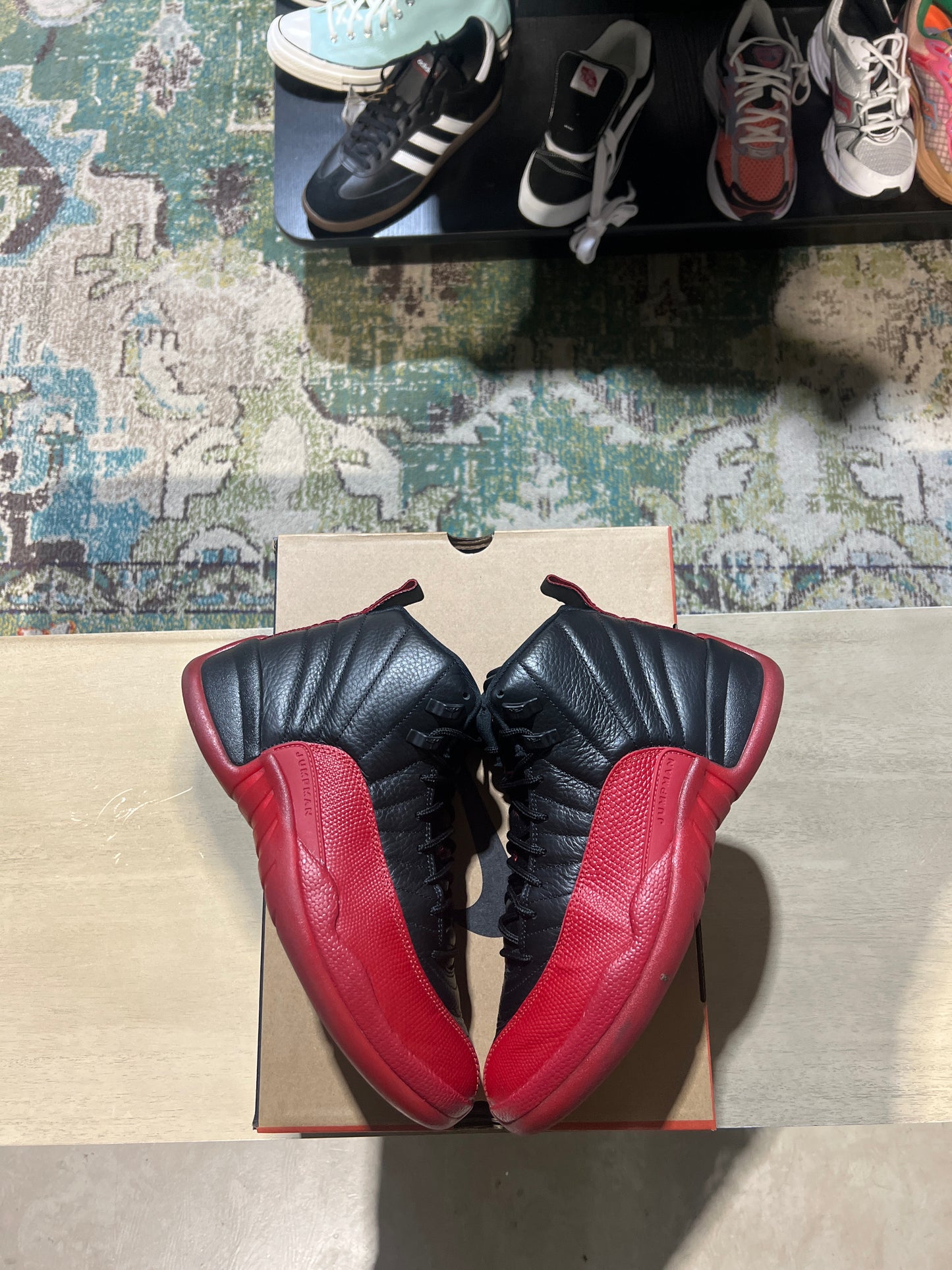 Jordan 12 Flu Game Used Sz 10
