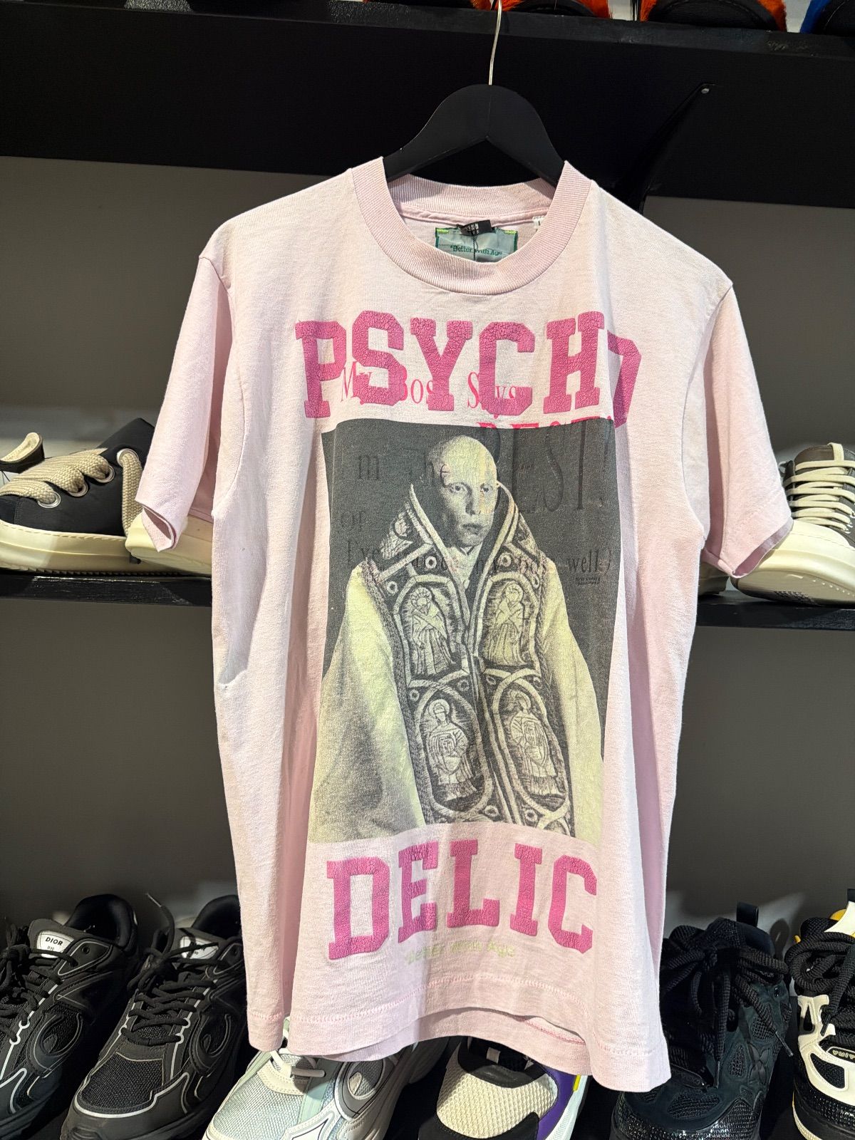 Better With Age Psycho Tee Pink