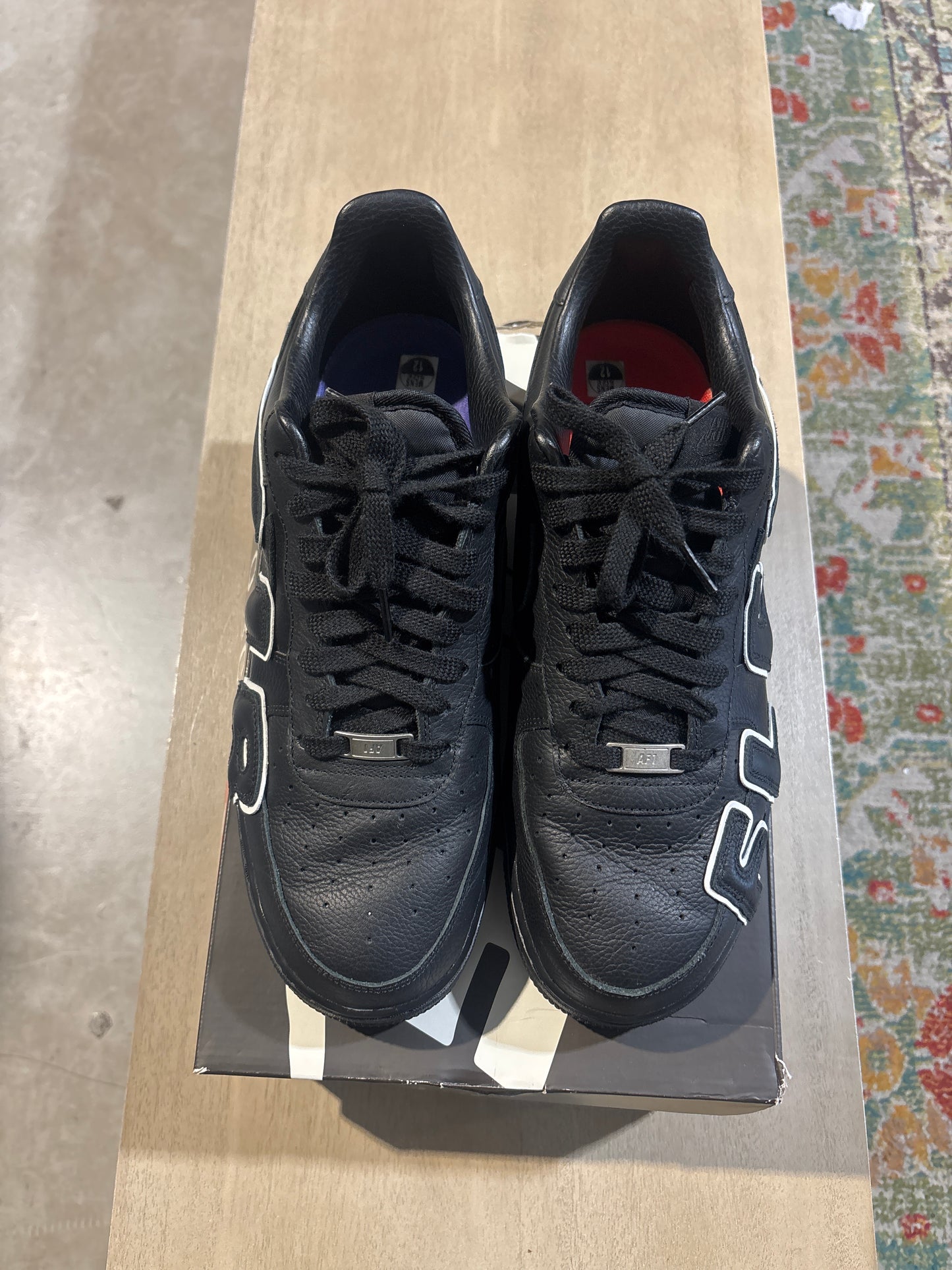 Nike CPFM AF1 Black used sz 12