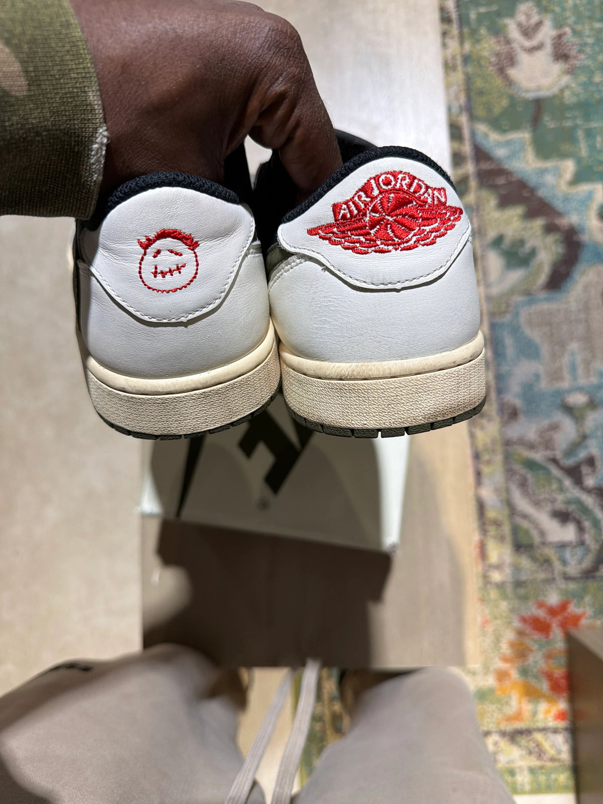 Jordan 1 Retro Low OG SP Travis Scott Olive (Women's) - Pre-Owned