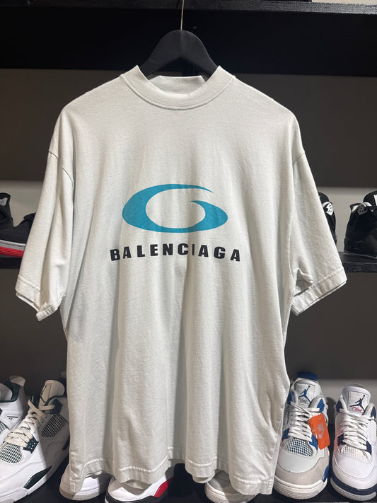 Balenciaga White Loop Tee